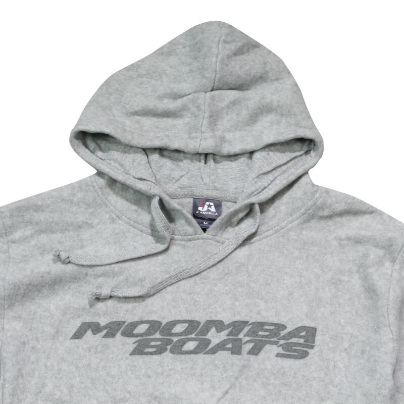 Moomba Flip Side Hooded Sweatshirt - Light Grey Heather