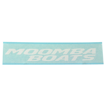 Moomba 8" Vinyl Decal - White