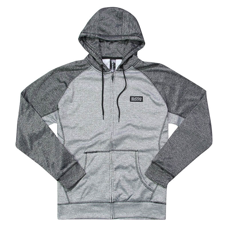 Supra Mainstay Raglan Zip Hoodie - Grey / Charcoal – Skier's Choice Apparel
