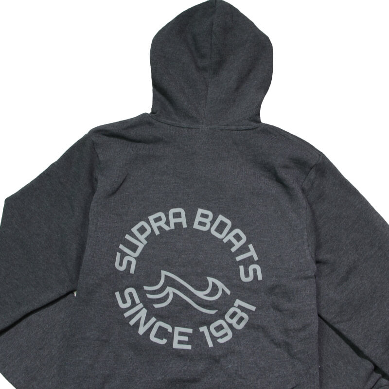 Supra Cool Wave Hooded Sweatshirt - Dark Grey Heather – Skier's