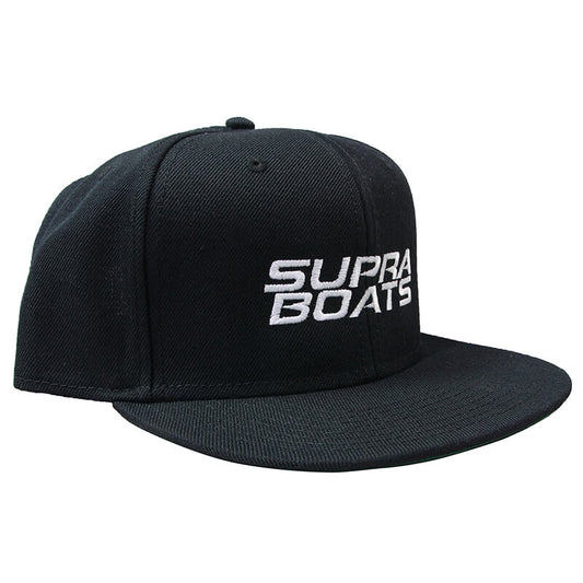 Supra Wool Blend Snapback Cap - Black