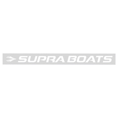 Supra 12" Vinyl Decal - White